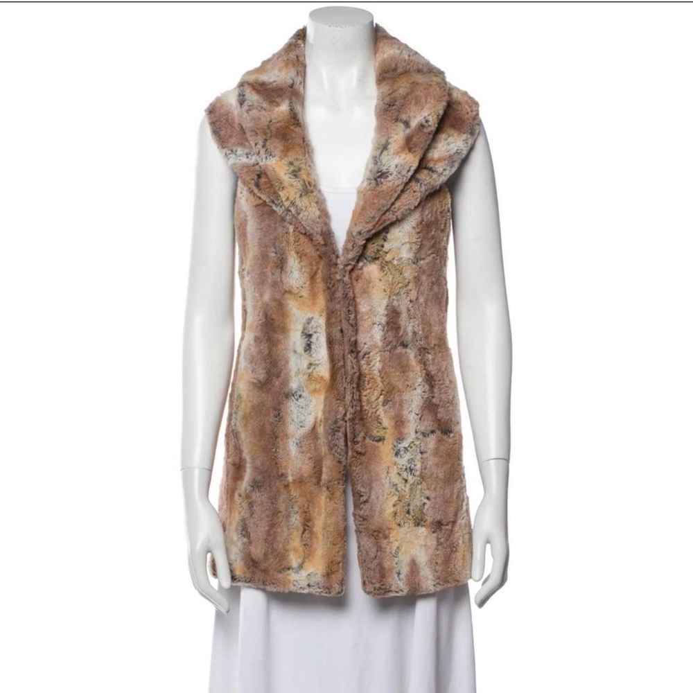 ALICE + OLIVIA Animal Print Vest